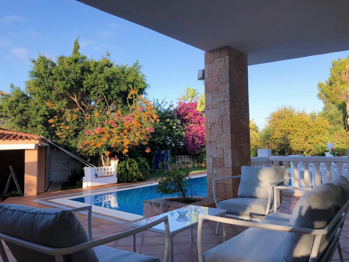 Villa Con Piscina Gigante Sant Francesc de s'Estany ภายนอก รูปภาพ